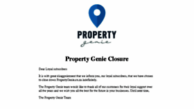 What Propertygenie.co.za website looked like in 2014 (9 years ago)