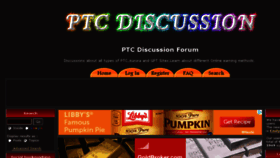What Ptcdiscussionforum.com website looked like in 2014 (9 years ago)