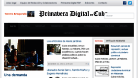 What Primaveradigital.net website looked like in 2014 (9 years ago)