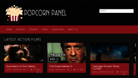 What Popcornpanel.com website looked like in 2014 (9 years ago)