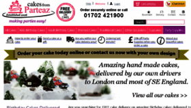 What Parteaz.co.uk website looked like in 2014 (9 years ago)