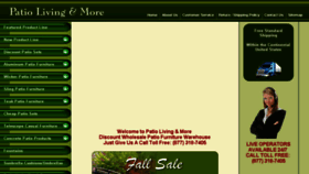 What Patiolivingandmore.com website looked like in 2014 (9 years ago)