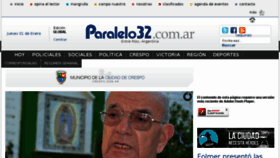 What Paralelo32.com.ar website looked like in 2015 (9 years ago)