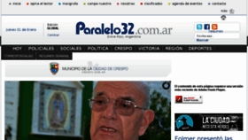 What Paralelo32.com.ar website looked like in 2015 (10 years ago)