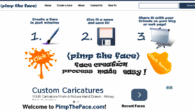What Pimptheface.com website looked like in 2015 (9 years ago)