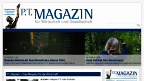 What Pt-magazin.de website looked like in 2015 (9 years ago)