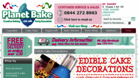 What Planetbake.co.uk website looked like in 2015 (9 years ago)