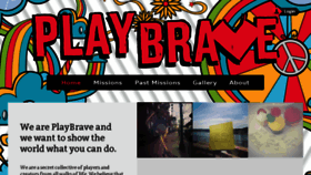 What Playbrave.org website looked like in 2015 (10 years ago)
