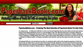 What Paperbackbooks.com website looked like in 2015 (9 years ago)