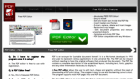 What Pdfeditor.me website looked like in 2015 (9 years ago)