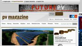 What Pvmagazine.de website looked like in 2015 (10 years ago)