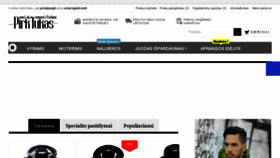 What Pirktukas.lt website looked like in 2015 (9 years ago)