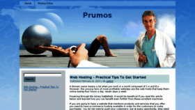 What Prumos.com website looked like in 2015 (9 years ago)