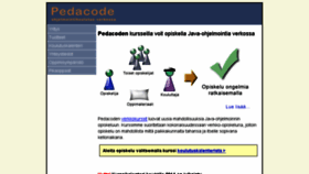 What Pedacode.net website looked like in 2015 (9 years ago)