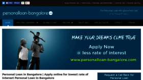 What Personalloan-bangalore.com website looked like in 2015 (9 years ago)