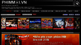 What Phimmoi.vn website looked like in 2015 (9 years ago)