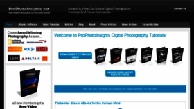 What Prophotoinsights.net website looked like in 2015 (9 years ago)