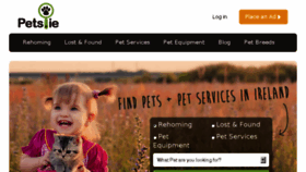 What Pets.ie website looked like in 2015 (9 years ago)