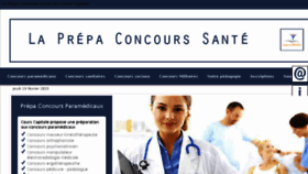 What Prepa-concours-sante.com website looked like in 2015 (9 years ago)