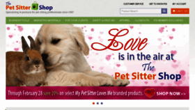 What Petsittershop.com website looked like in 2015 (9 years ago)