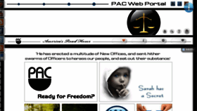What Pacalliance.us website looked like in 2015 (9 years ago)