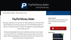 What Paypalmoneyadder.net website looked like in 2015 (9 years ago)