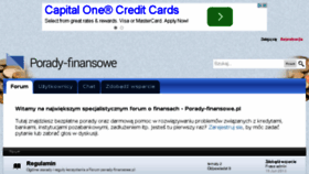 What Porady-finansowe.pl website looked like in 2015 (9 years ago)