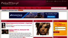 What Pieknewlosy.pl website looked like in 2015 (9 years ago)