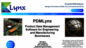 What Pdmlynx.com website looked like in 2015 (9 years ago)