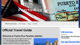 What Paradise-puertorico.com website looked like in 2015 (9 years ago)
