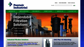 What Pentairindustrial.com website looked like in 2015 (9 years ago)
