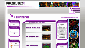 What Pausejeux.fr website looked like in 2015 (9 years ago)