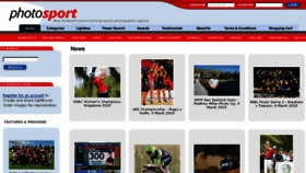 What Photosport.co.nz website looked like in 2015 (9 years ago)