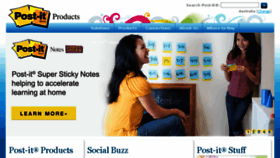 What Post-it.com.au website looked like in 2015 (9 years ago)