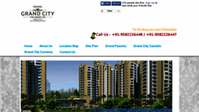 What Prateekgrandcity.ind.in website looked like in 2015 (9 years ago)