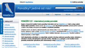What Podkolenky.cz website looked like in 2015 (9 years ago)