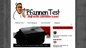 What Pfannen-test.de website looked like in 2015 (9 years ago)