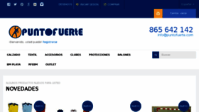 What Puntofuerte.es website looked like in 2015 (9 years ago)