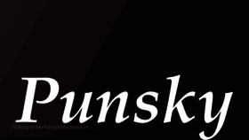 What Punsky.org website looked like in 2015 (9 years ago)