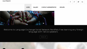 What Pen4pals.com website looked like in 2015 (9 years ago)