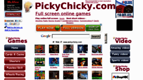 What Pickychicky.com website looked like in 2015 (9 years ago)