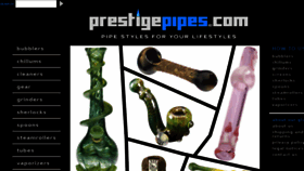What Prestigepipes.com website looked like in 2015 (9 years ago)