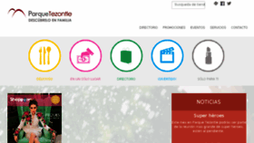 What Parquetezontle.com.mx website looked like in 2015 (9 years ago)