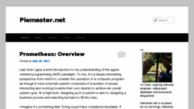 What Piemaster.net website looked like in 2015 (9 years ago)