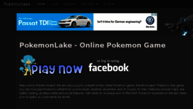What Pokemonlake.com website looked like in 2015 (9 years ago)