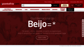 What Pontofrio.com.br website looked like in 2015 (9 years ago)