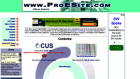What Proesite.com website looked like in 2015 (9 years ago)
