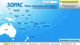 What Pacificwater.org website looked like in 2015 (9 years ago)