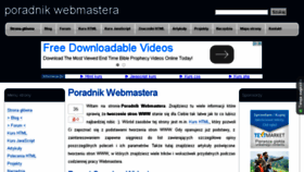 What Poradnik-webmastera.com website looked like in 2015 (9 years ago)