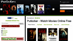 What Putlocker1.com website looked like in 2015 (9 years ago)